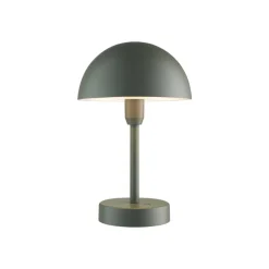 LED tafellamp op accu Ellen To-Go, olijfgroen, aluminium