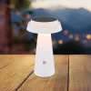 LED tafellamp op zonne-energie 36624, wit, oplaadbare batterij, CCT, IP54,