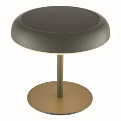 LED tafellamp op zonne-energie Elmer, groen, metaal, IP44