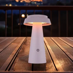 LED tafellamp op zonne-energie 36624, roze, oplaadbare batterij, CCT, IP54,