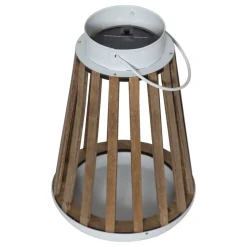 LED tafellamp op zonne-energie Catania berkenhout