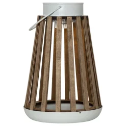 LED tafellamp op zonne-energie Catania berkenhout