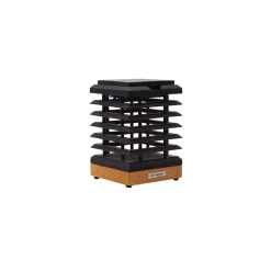 LED tafellamp op zonne-energie Tekura van teak