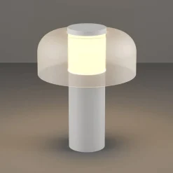 LED tafellamp Ponente, Ø 16 cm, wit, CCT, dimbaar