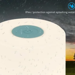 LED tafellamp Smal, blauw, 2.700K, dimbaar