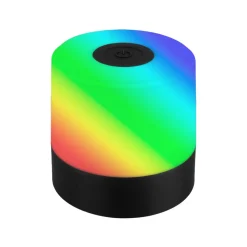 LED tafellamp Smal, zwart, RGBW, kunststof, 7 cm