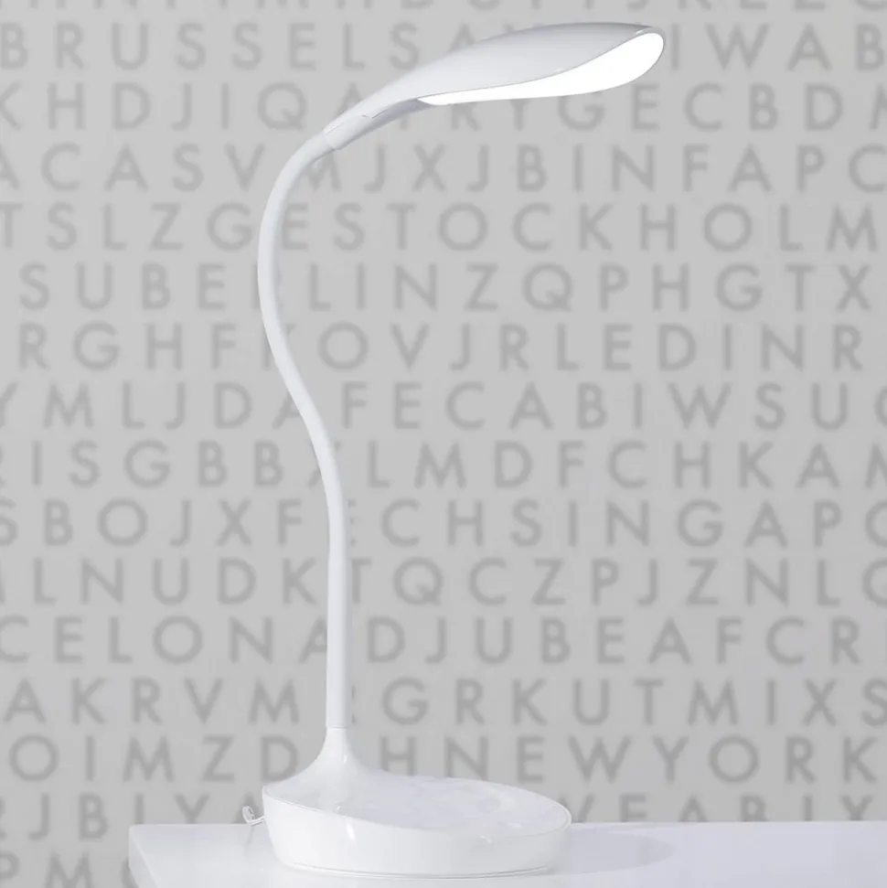 LED tafellamp Swan, wit