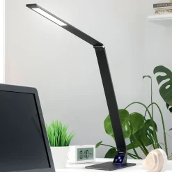 LED tafellamp Wasp, met touchdimmer, zwart