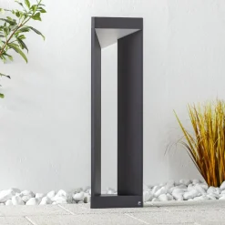 LED tuinpadlamp Nembro IP54 van aluminium