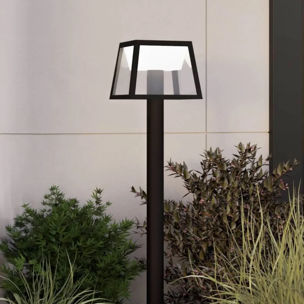 LED tuinpadverlichting Altilia, hoogte 106 cm, zwart, sensor