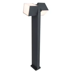LED tuinpadverlichting Cuba, 2-lamp, antraciet