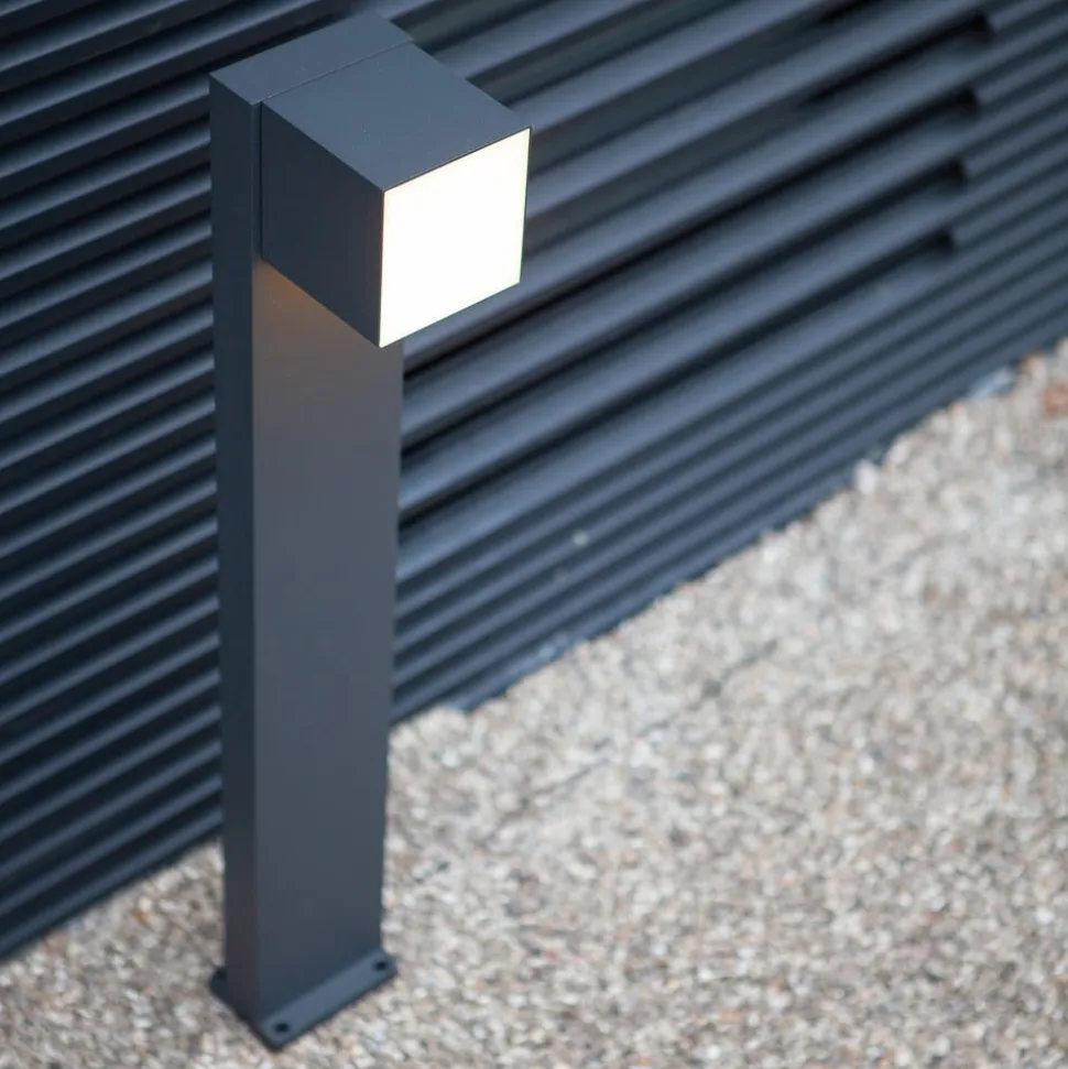 LED tuinpadverlichting Cuba, 1-lamp, antraciet