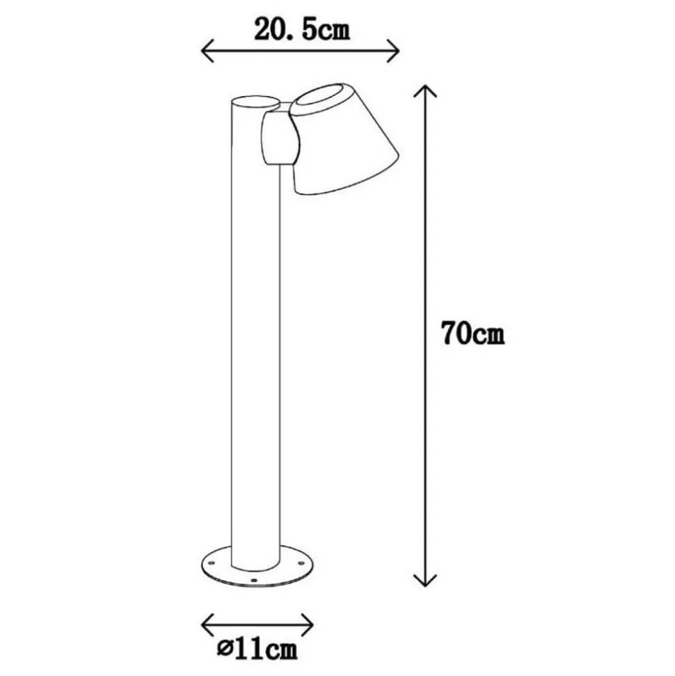 LED tuinpadverlichting Dingo GU10 antraciet