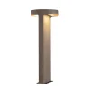 LED tuinpadverlichting E384, 2-lamps, beton, hoogte 70 cm