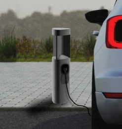 LED tuinpadverlichting E354, grafietkleurig, 2 stopcontacten, hoogte 50cm