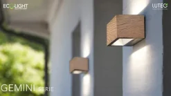 LED tuinpadverlichting Gemini FX, IP54, antraciet