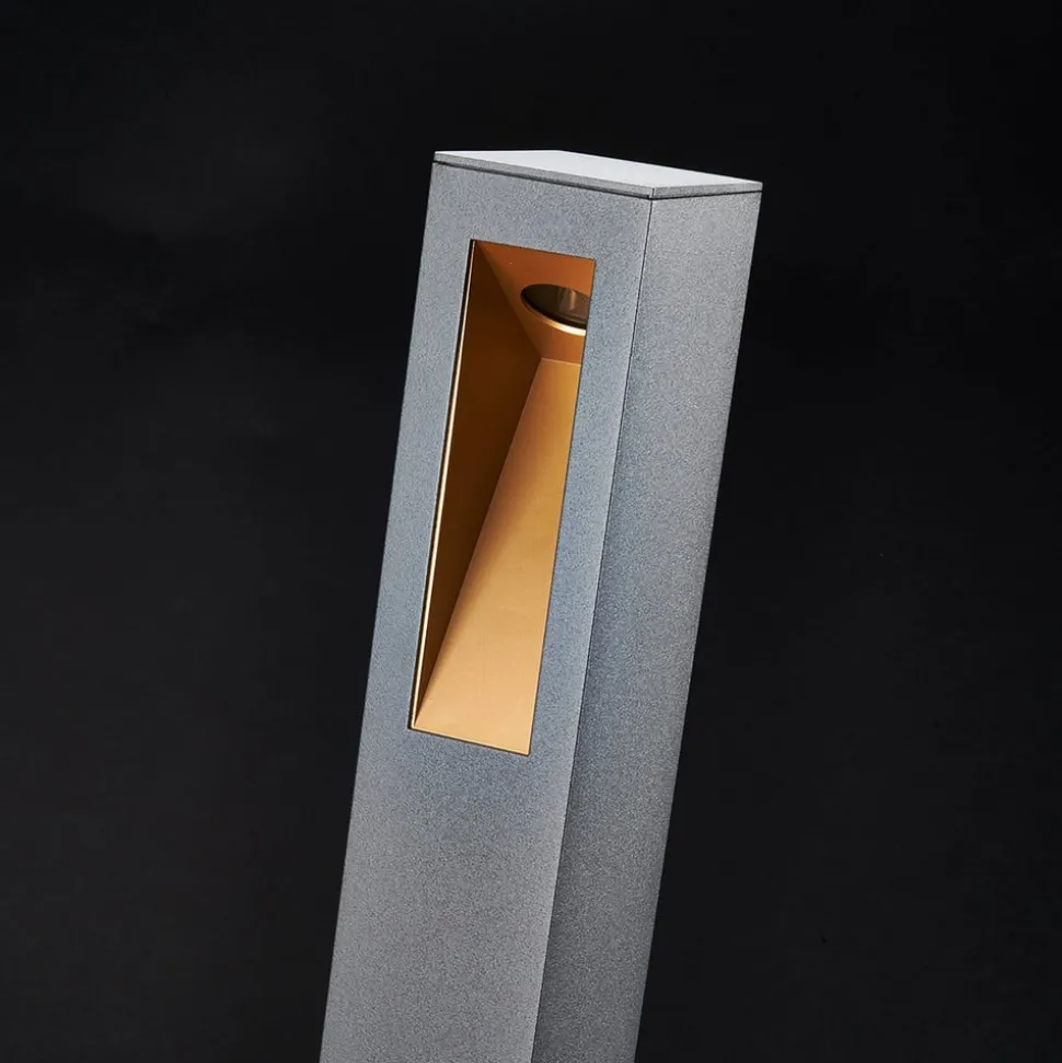 LED tuinpadverlichting Jenke, 65 cm, antraciet, aluminium