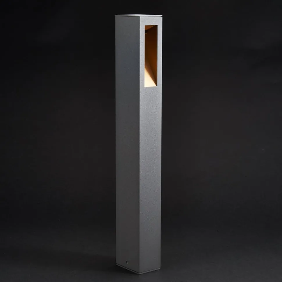 LED tuinpadverlichting Jenke, 65 cm, antraciet, aluminium