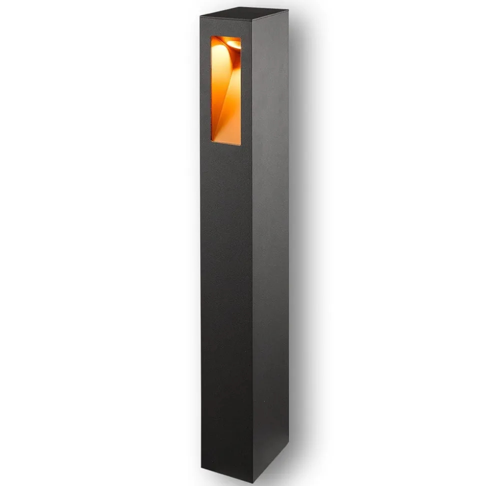 LED tuinpadverlichting Jenke, 65 cm, antraciet, aluminium