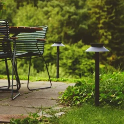 LED tuinpadverlichting Justina, bewegingsmelder, zwart