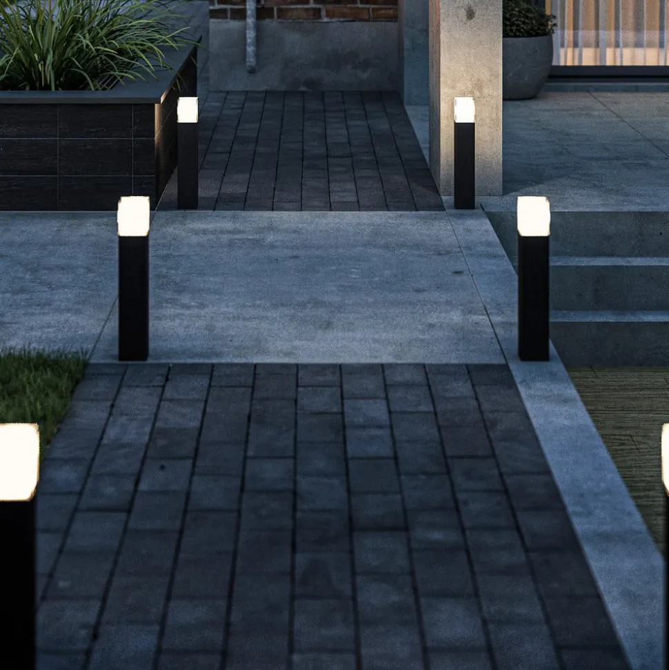 LED tuinpadverlichting OOL-50017, aluminium, hoogte 50 cm