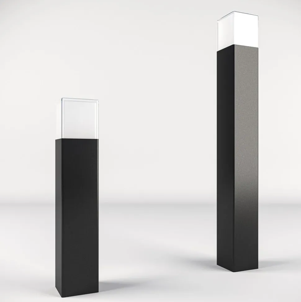 LED tuinpadverlichting OOL-50017, aluminium, hoogte 50 cm