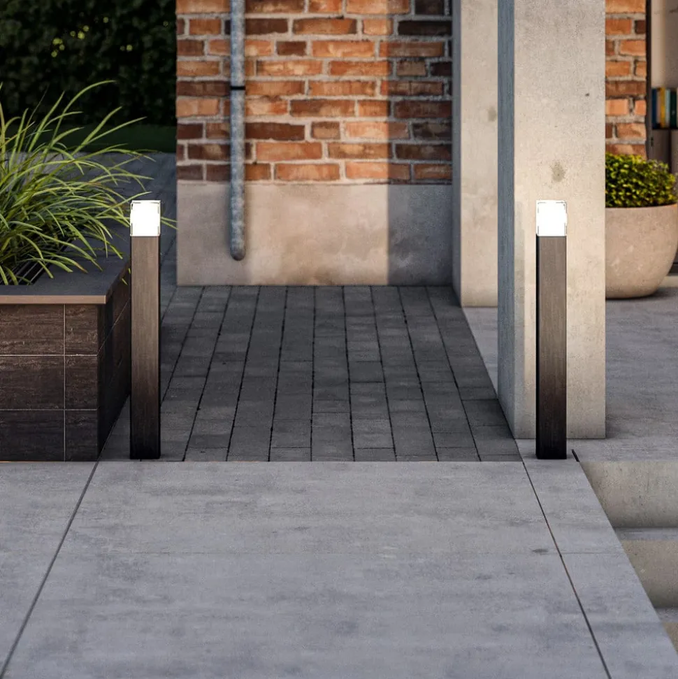 LED tuinpadverlichting OOL-50018, aluminium, hoogte 80 cm