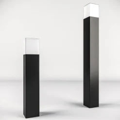 LED tuinpadverlichting OOL-50018, aluminium, hoogte 80 cm