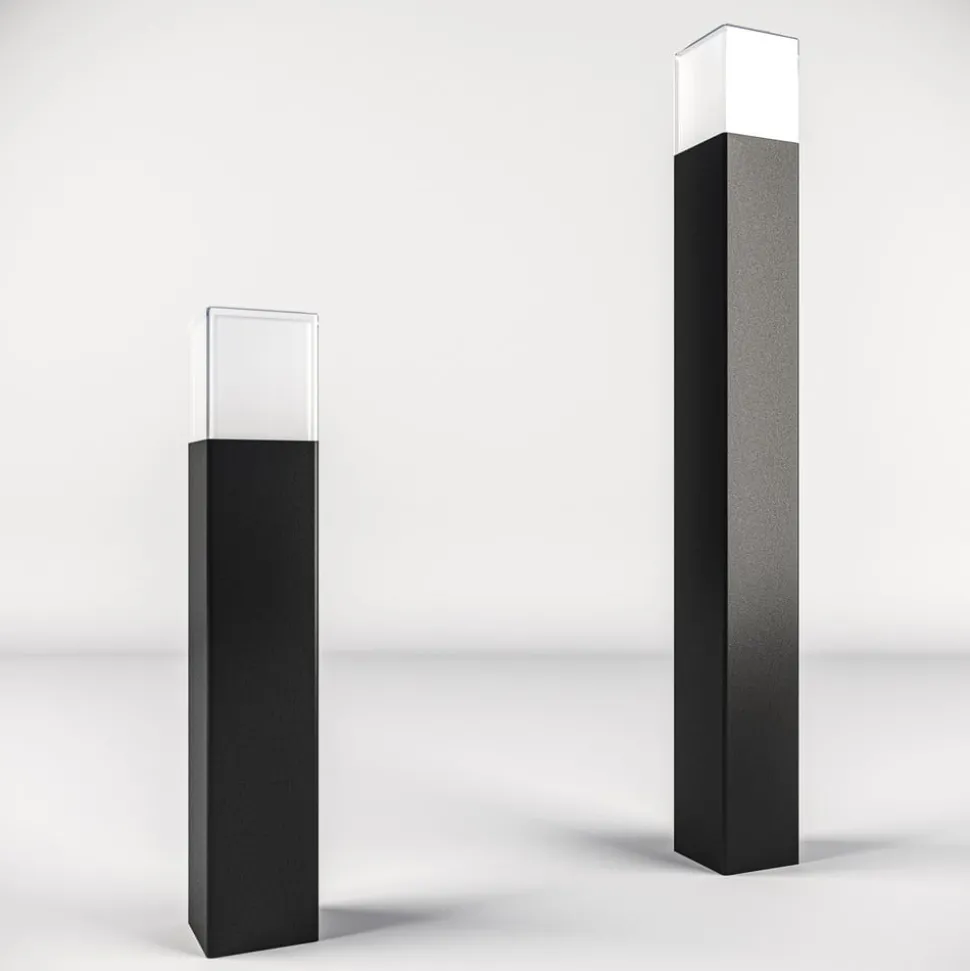 LED tuinpadverlichting OOL-50018, aluminium, hoogte 80 cm