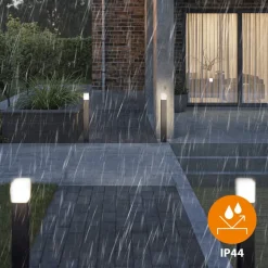 LED tuinpadverlichting OOL-50018, aluminium, hoogte 80 cm