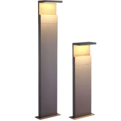 LED tuinpadverlichting Ruka met houten element, 100 cm