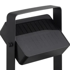 LED tuinpadverlichting Saulio, zwart, aluminium, IP44