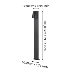 LED tuinpadverlichting Stagnone in zwart