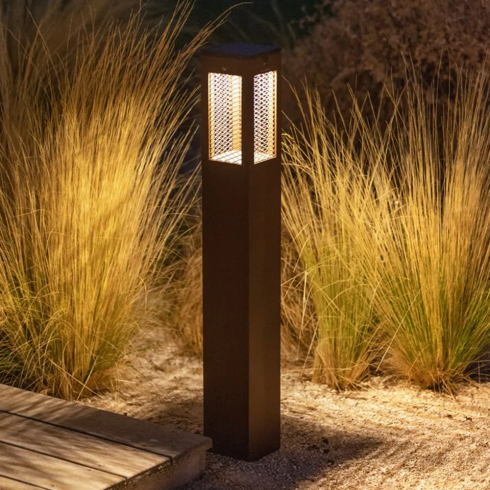 LED tuinpadverlichting Tradition Sensor Corten 90cm