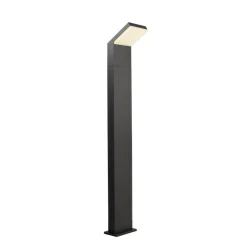 LED tuinpadverlichting Tucanae, grijs, hoogte 100 cm, IP65, metaal