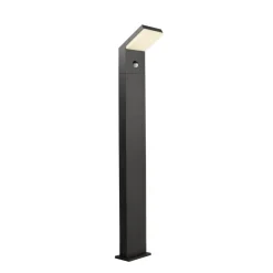 LED tuinpadverlichting Tucanae, grijs Hoogte 100 cm IP54 metaal