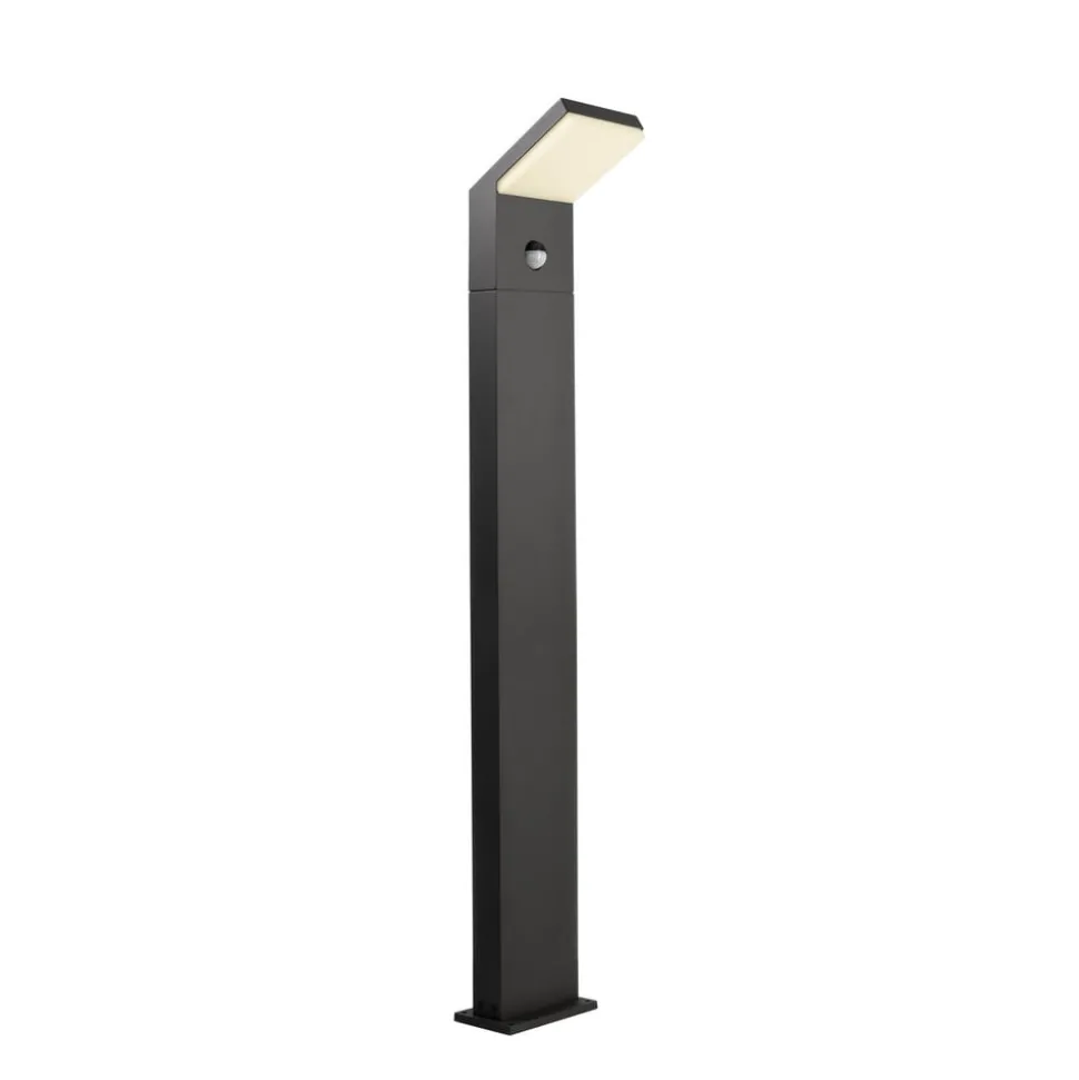 LED tuinpadverlichting Tucanae, grijs Hoogte 100 cm IP54 metaal