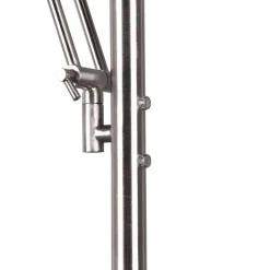 LED uplighter Barrie met leeslampje mat nikkel