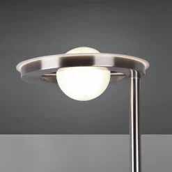 LED uplighter Barrie met leeslampje mat nikkel