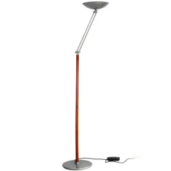 LED uplighter Lib V, in hoogte verstelbaar, zilver