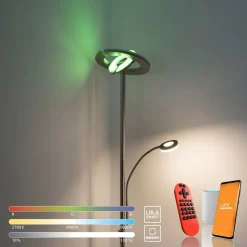 LED uplighter LOLAsmart Rocco met leesarm