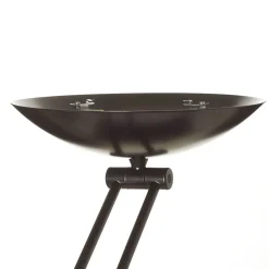 LED uplighter vloerlamp Lib V, verstelbaar, zwart