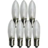 LED vervangingslamp E10 0.2W 2.100K 7-pack