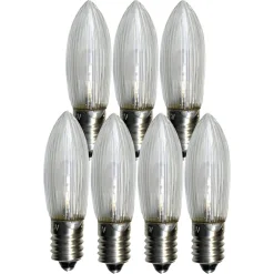 LED vervangingslamp E10 0.2W 2.100K 7-pack