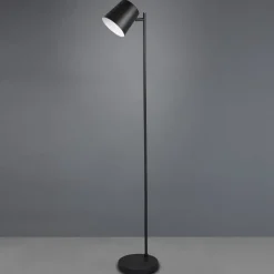 LED vloerlamp Blake met accu, dimbaar, zwart