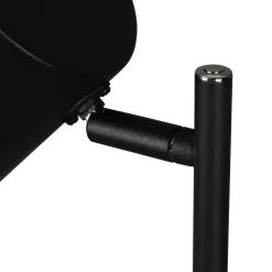 LED vloerlamp Blake met accu, dimbaar, zwart