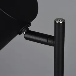 LED vloerlamp Blake met accu, dimbaar, zwart