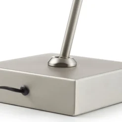 LED vloerlamp Block, 1-lamp, staalkleurig