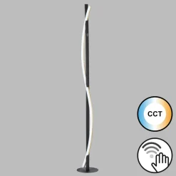 LED vloerlamp Bridge gebarensensor dim CCT zwart