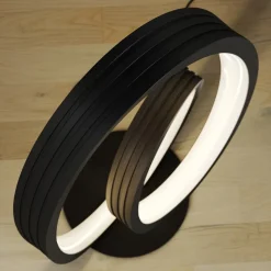 LED vloerlamp Bronwyn, 122cm, antraciet, aluminium